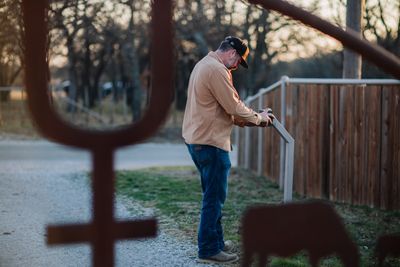 Swing gate installation in Whitt